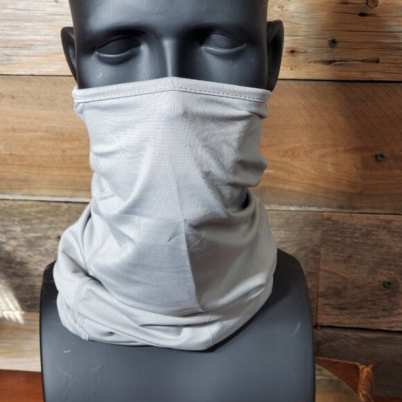 Set of 3 Unisex Black, Gray & Blue Tube Mask Neck GAITER Dust Shield Seamless - Picture 5 of 7